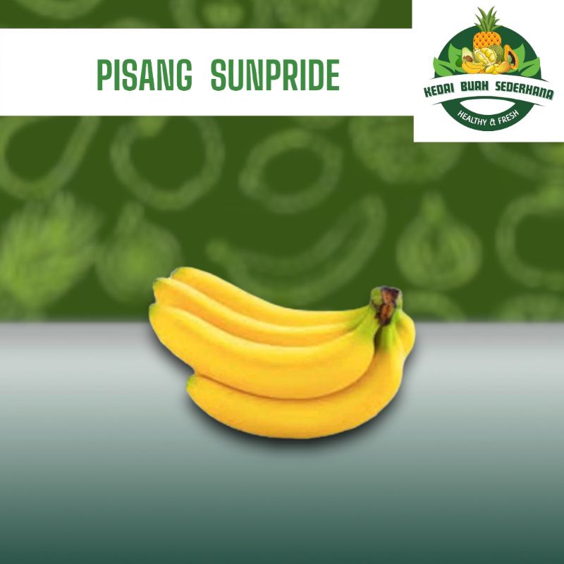 Jual Pisang Cavendish / Sunpride (900Gram 1KG) Kedai Buah Sederhana