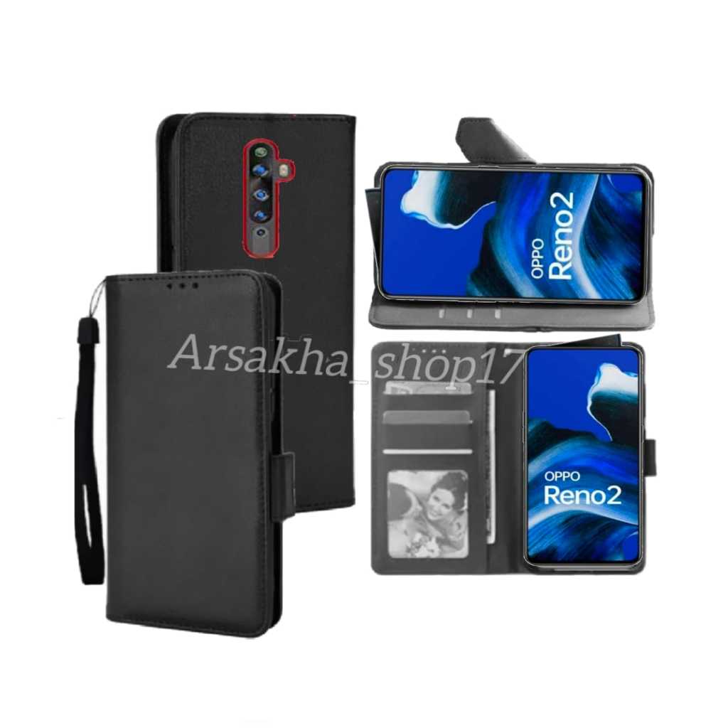 Jual Flip Case For OPPO RENO Casing Dompet Flip Cover Leather