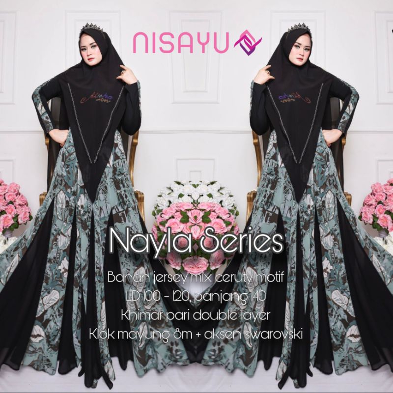 Jual NAYLA SERIES - SET GAMIS MOTIF PECAH POLA - GAMIS PESTA & DAILY ...