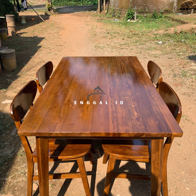 Jual DINING SET ROPAN, KURSI ROPAN K4, DINING CHAIR, SET MEJA MAKAN K4 ...