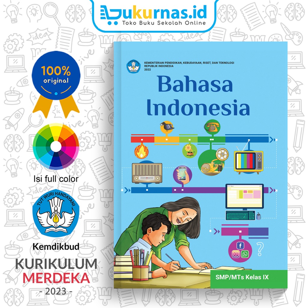 Jual Buku Bahasa Indonesia Untuk SMP/MTs Kelas 9 K-Merdeka | Shopee ...