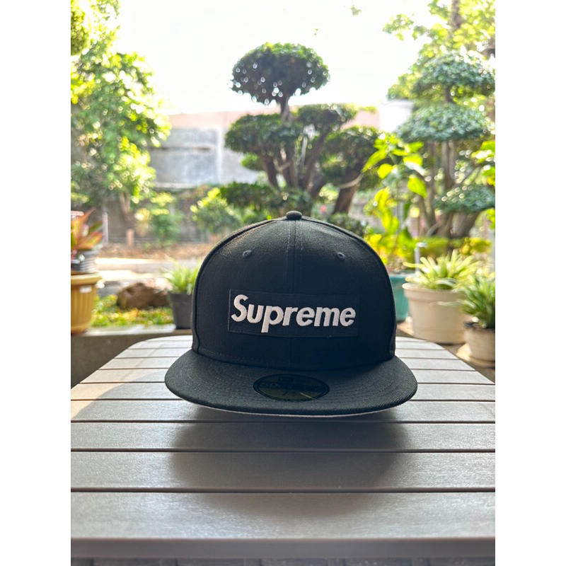 Jual New Era Supreme Black Box Logo “27-time Champions” | Shopee