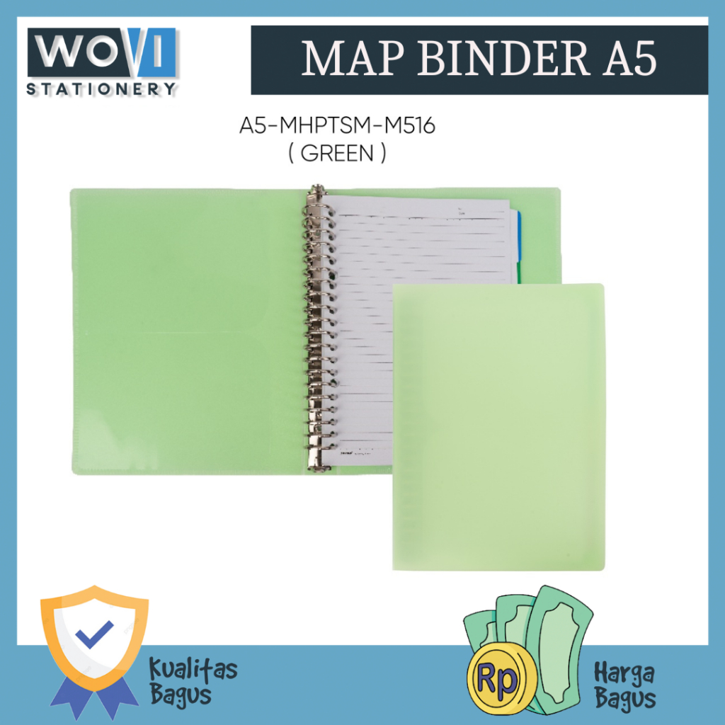 Jual [PCS] Map Binder A5 Imagination Joyko / Map Binder Polos A5 Warna ...