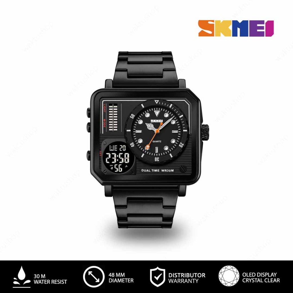 Jual SKMEI 2025 Jam Tangan Dual Time | Shopee Indonesia