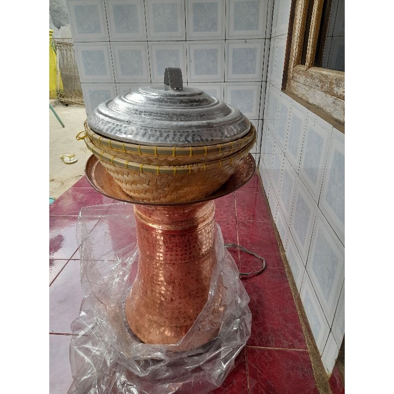 Jual seeng tembaga dan free kukusan bambu dan tutup seeng (Jumbo ...