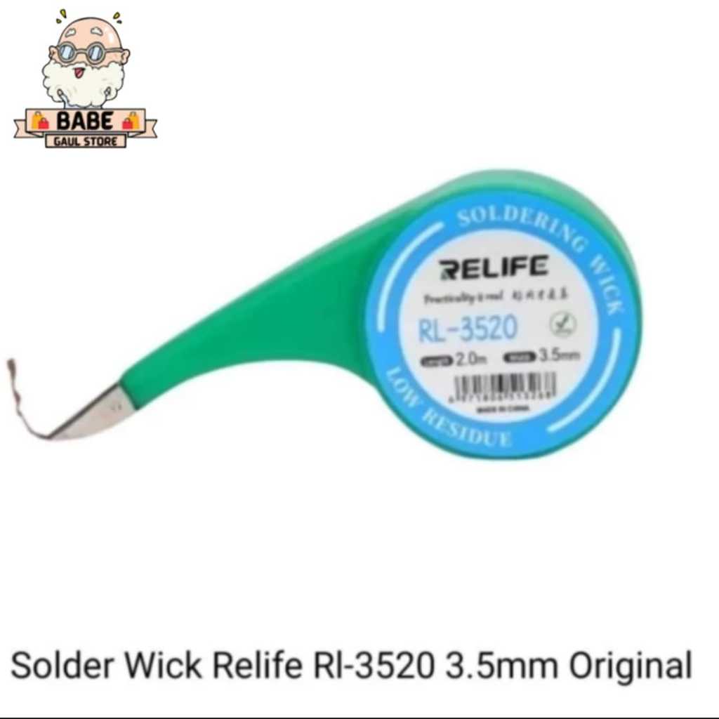 Jual SOLDER WICK RELIFE RL3520 3.5MM ORI Shopee Indonesia