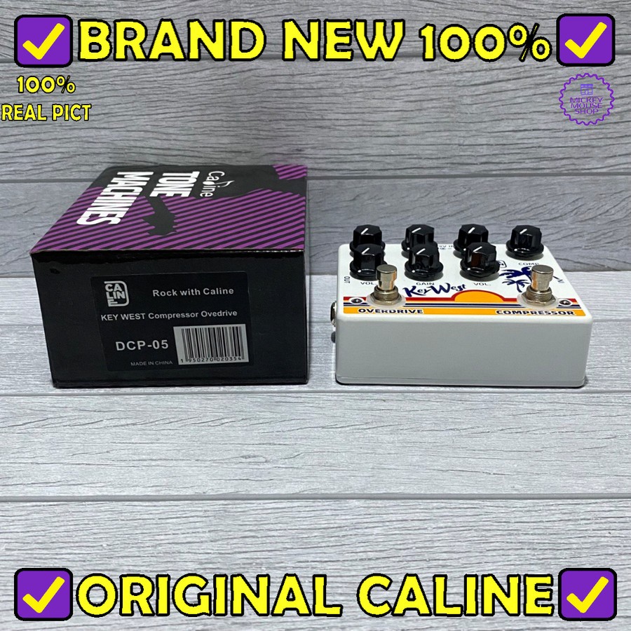 Pedal Guitar Caline DCP-05 Key West Dual Guitar Pedal - Compressor
