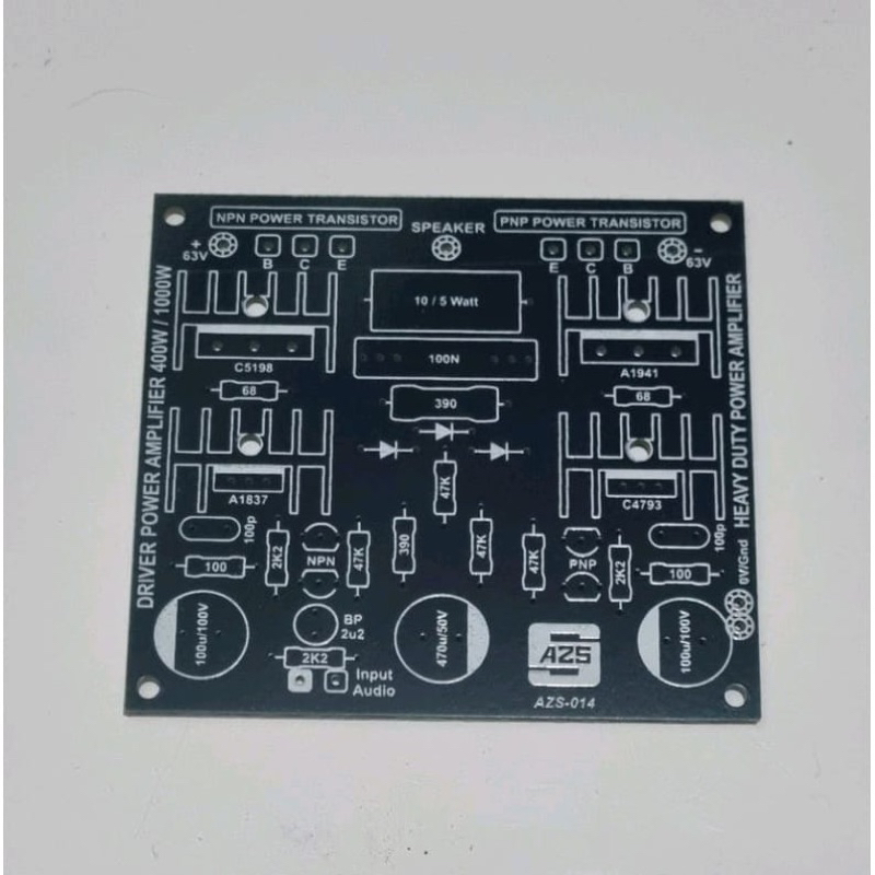 Jual PCB Driver Power 400W Up To 1000W 2 Tingkat Simetris Fiber