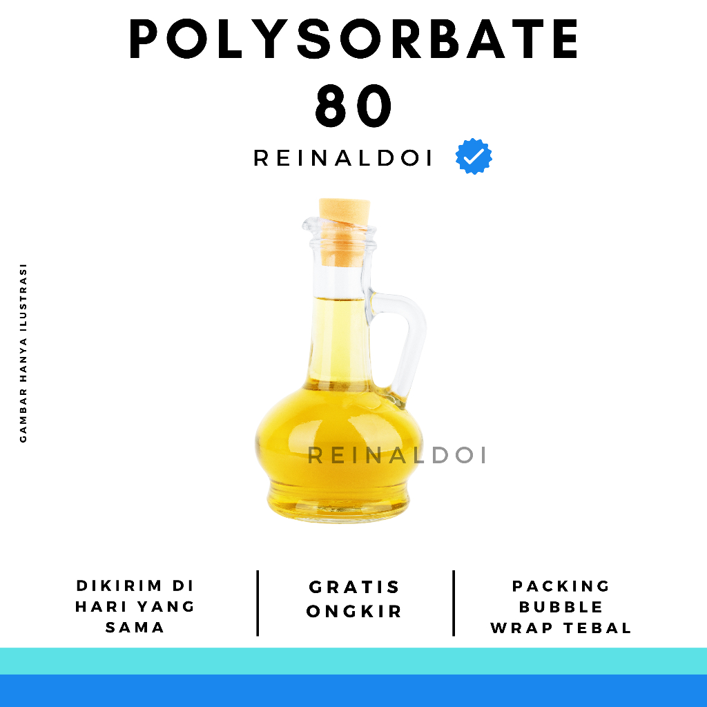 Jual P80 Polysorbate 80 Polisorbat 100 ML | Shopee Indonesia