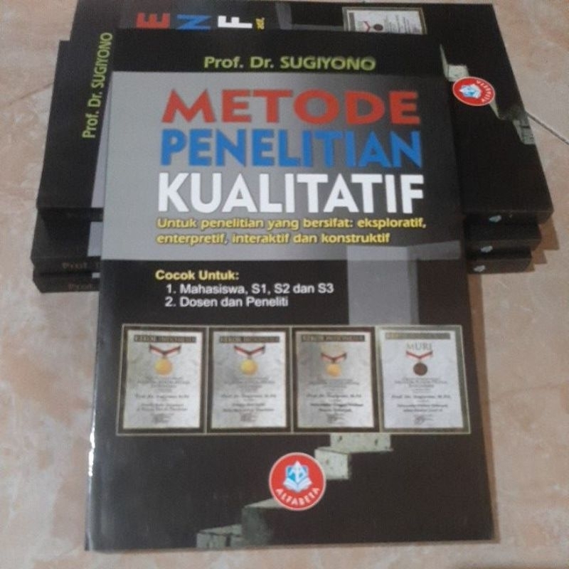 Jual Metode Penelitian Kualitatif By Prof Dr Sugiyono Shopee Indonesia 8500