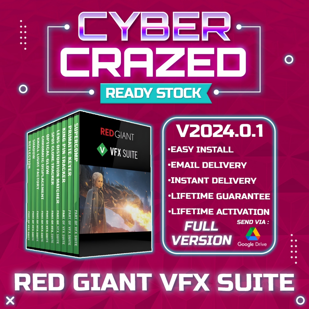 Jual Red Giant VFX Suite 2024.0.1 Full Version (Versi Terbaru) Shopee