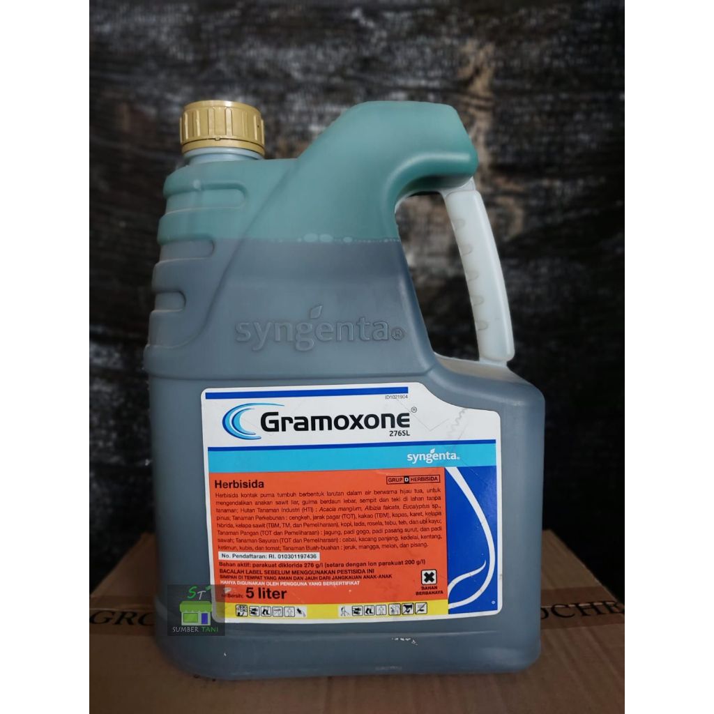 Jual Gramoxone 276sl 5 Liter Herbisida Racun Pembasmi Rumput Gulma