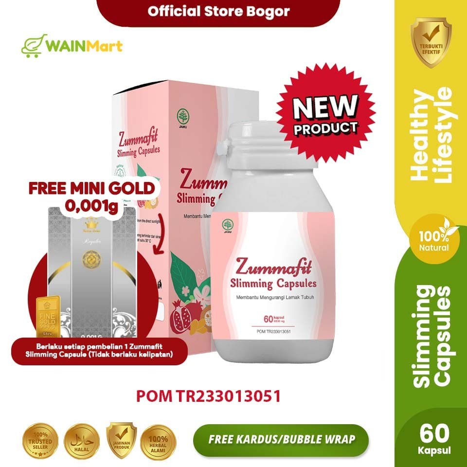 Jual Zummafit Slimming Capsules Pelangsing Herbal Kapsul Pelangsing Slimming Alami Turunkan