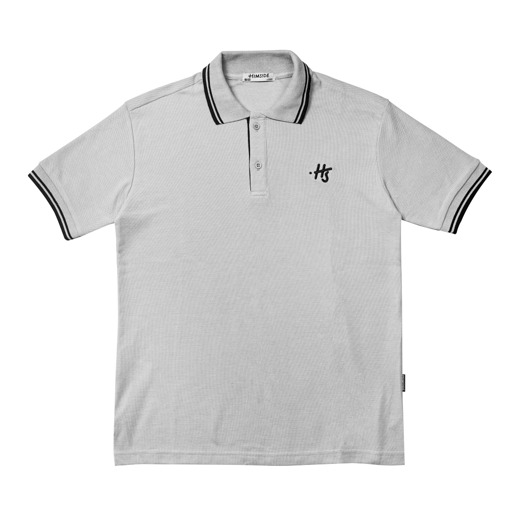 Jual Himside - Goma Poloshirt Grey | Shopee Indonesia