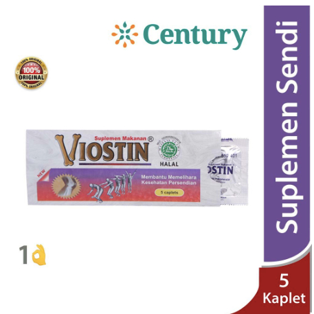 Jual Original Viostin Kaplet Per Strip Kaplet Tulang Sendi