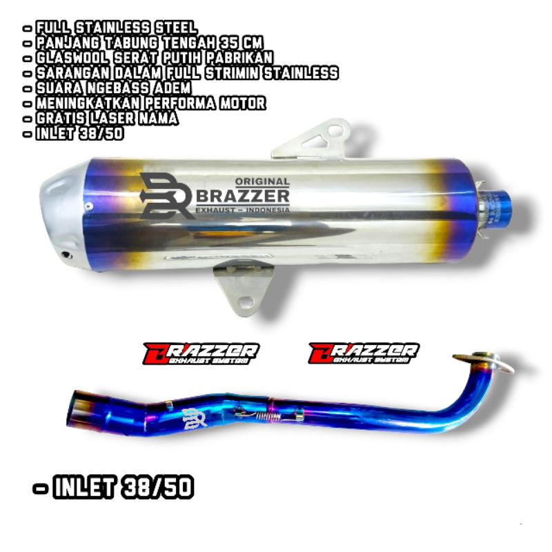 Jual Knalpot Standar Racing Inlet Nmax New Nmax Old Aerox New Aerox