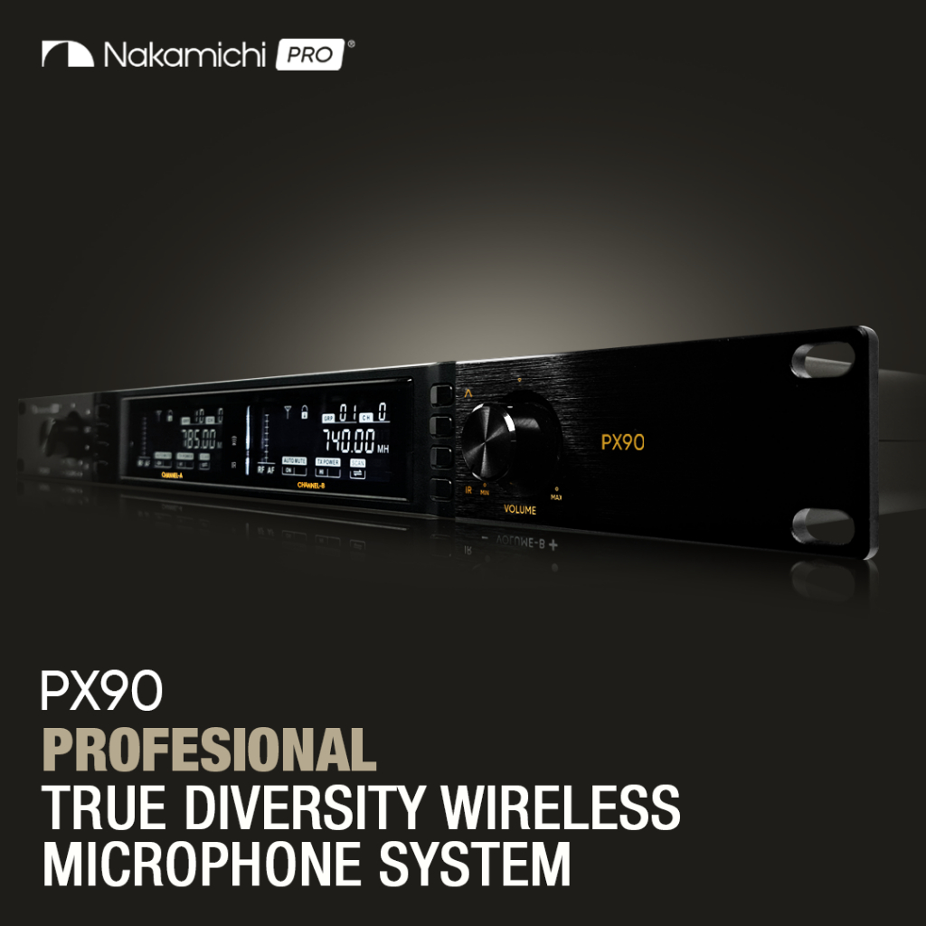 Jual Wireless Microphone Nakamichi Profesional True Diversity PX90 ...
