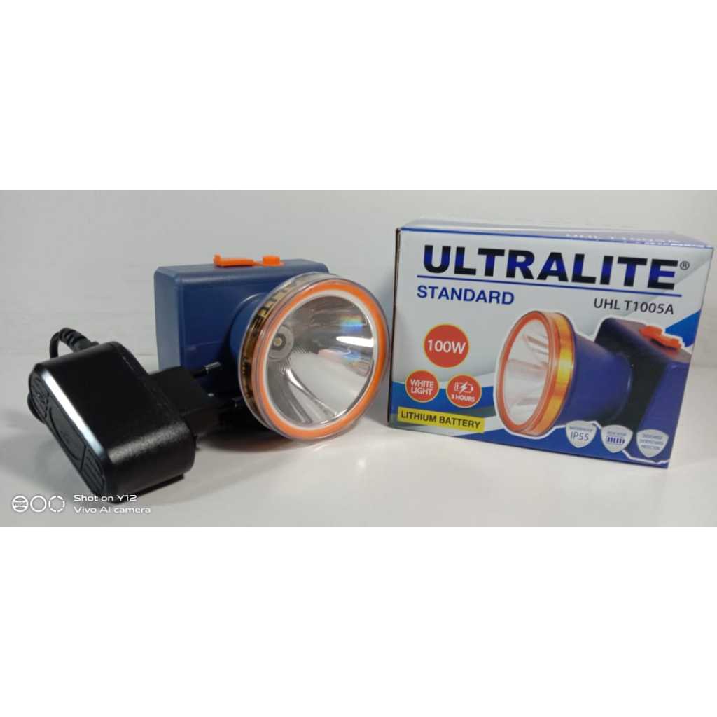 Jual ULTRALITE UHL T1005A Senter Kepala 100 Watt | Putih & Mod Kuning ...