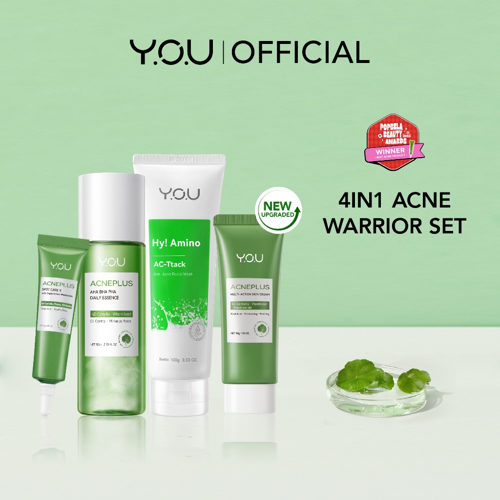 Jual YOU Acneplus 4-in-1 Bundle | Exfoliating Toner, Acne Spot, Multi
