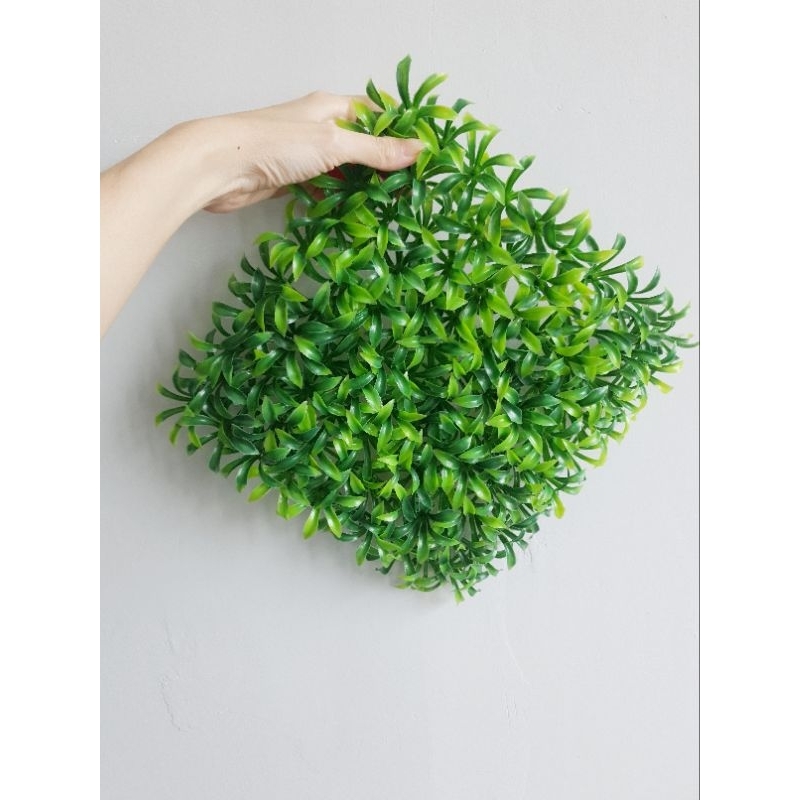 Jual Rumput Gajah Mini Varigata Sintetis Premium Panel Wall Decoration