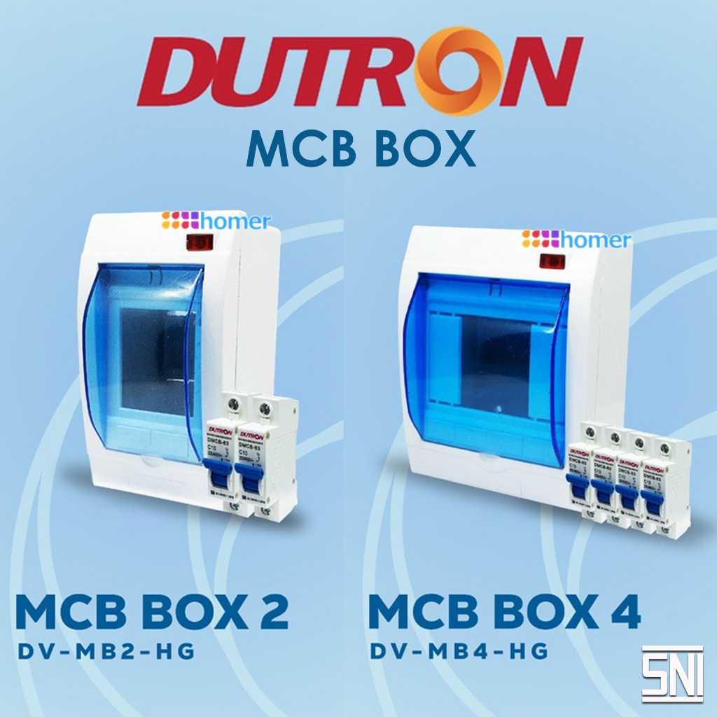 Jual DUTRON BOX MCB KOTAK rumah 4 Group 2 Group 1 Group Ori Berkualitas ...