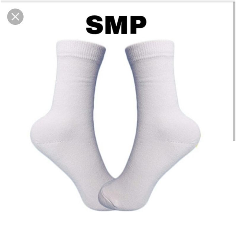 Jual Kaos kaki smp putih polos (6 pasang) | Shopee Indonesia