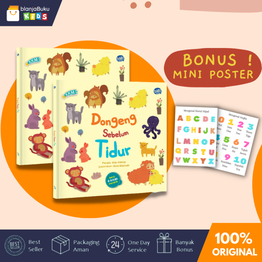 Jual Buku Anak Mizan KKM Dongeng Sebelum Tidur - Dian Dahlia | Shopee ...