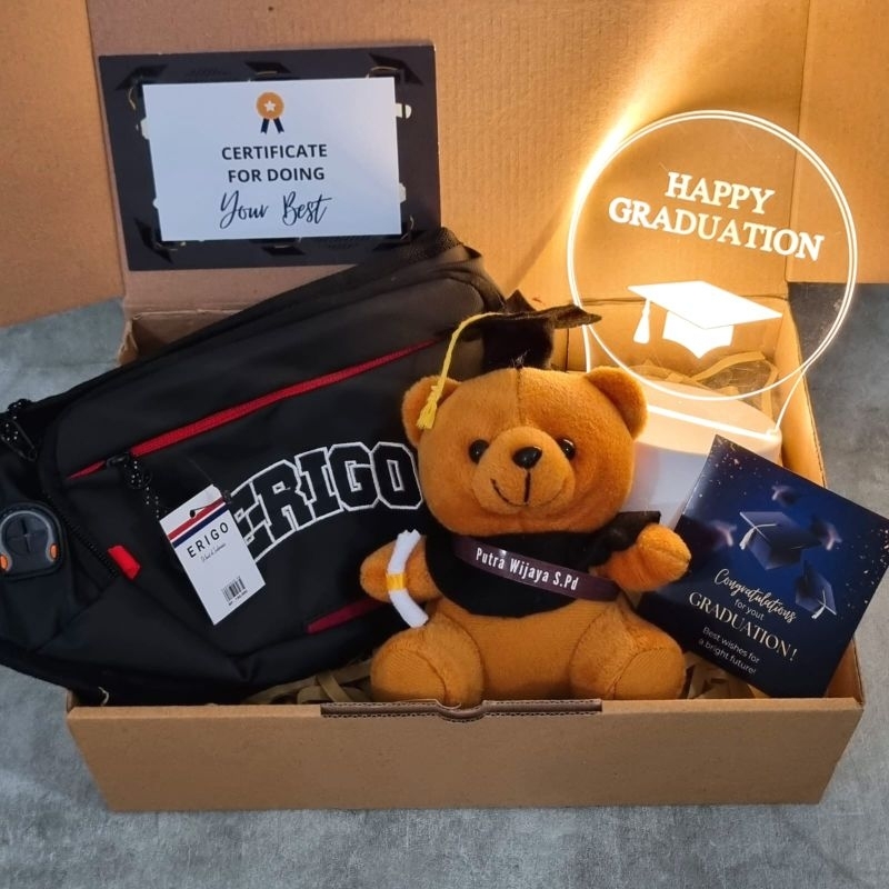 Jual Kado Wisuda Cowok / Hampers Wisuda Cowok / Hadiah Graduation ...