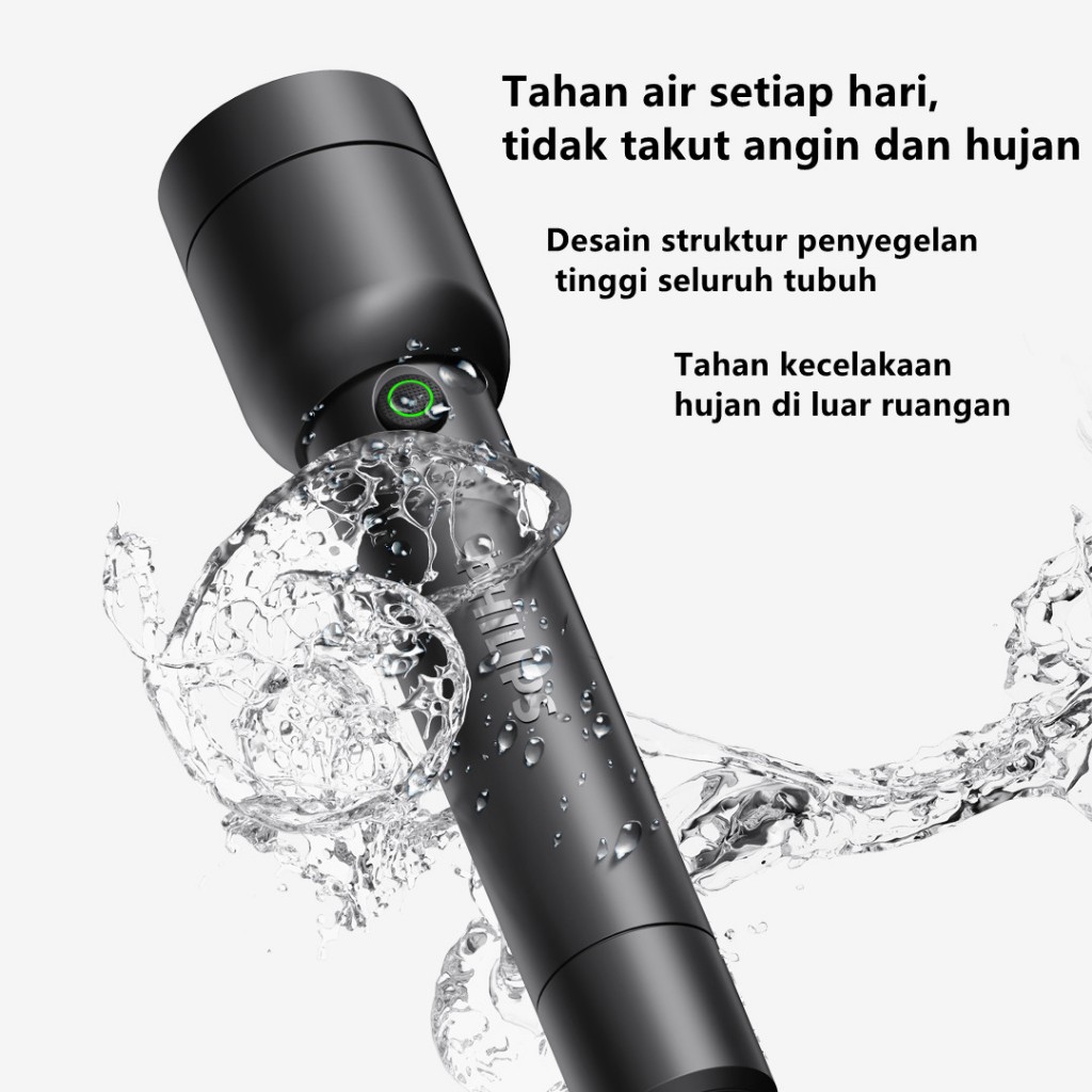 Jual Philips Lampu Senter LED / Senter Police Swat Flashlight Super ...