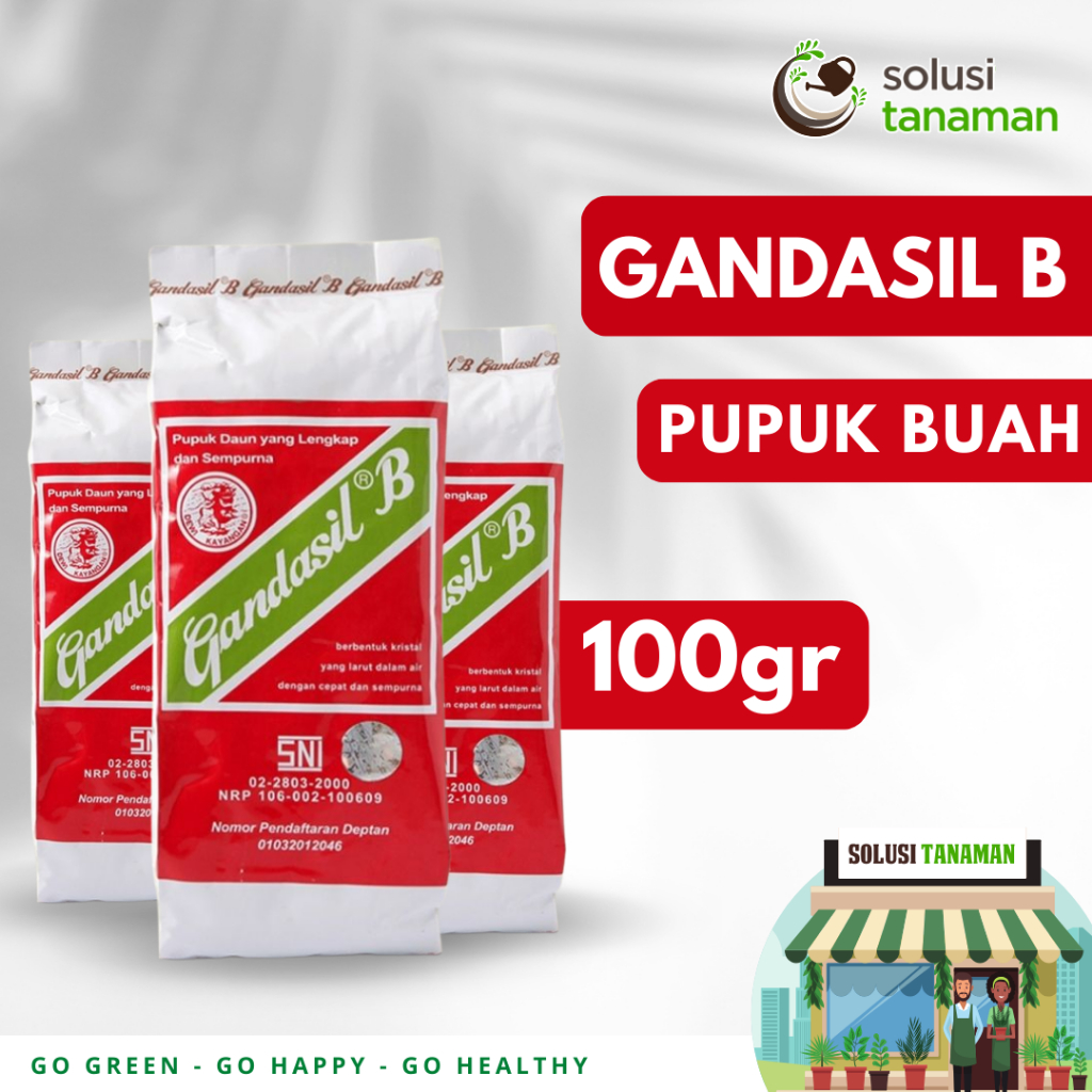 Jual [100gr] Gandasil B Original 100gr Merah Fokus Pertumbuhan Bunga ...