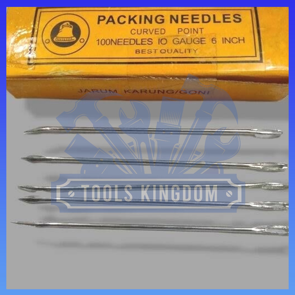 Jual Jarum Jahit Karung / Curved Point Packing Needle 6 inch | Shopee ...