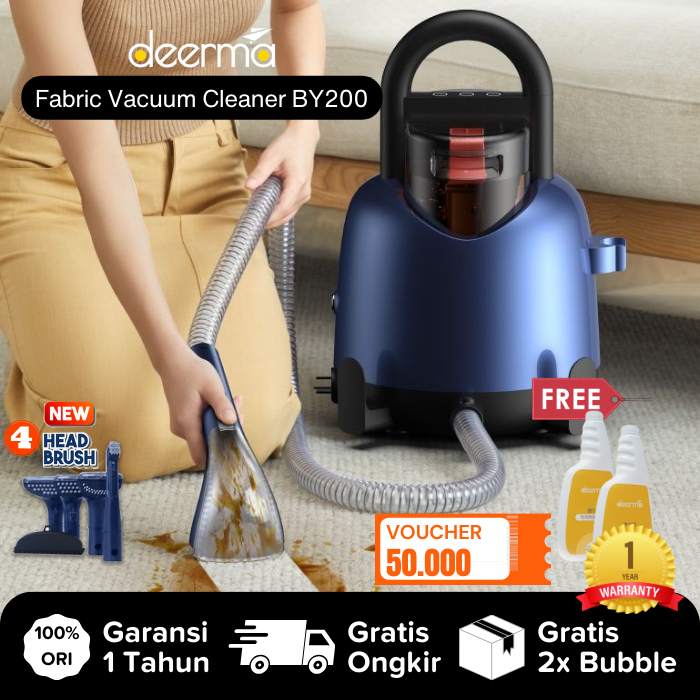 Jual Wet Fabric Vacuum Cleaner Extractor DEERMA BY200 Vacum Ekstraktor Basah Cuci Karpet Sofa