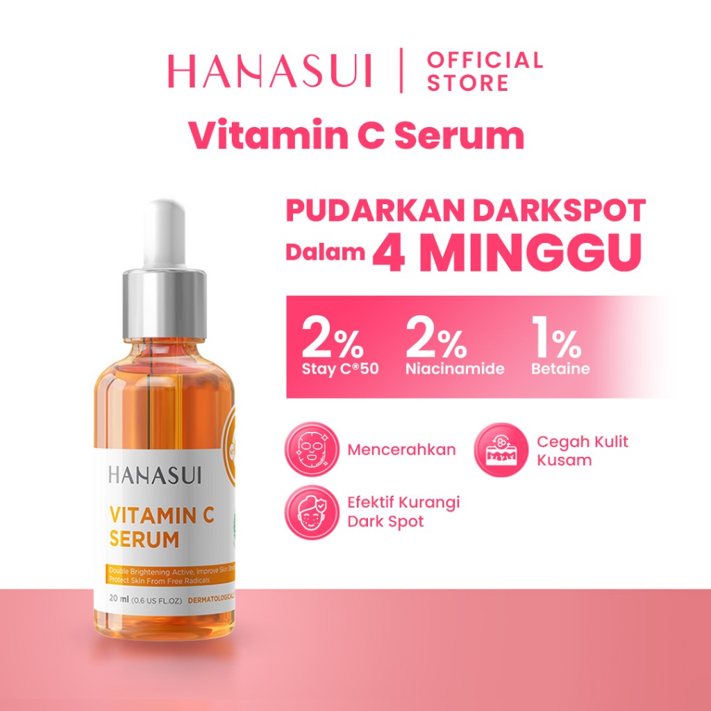 Jual Hanasui Serum Vitamin C New Look & Improved Formula. | Shopee ...