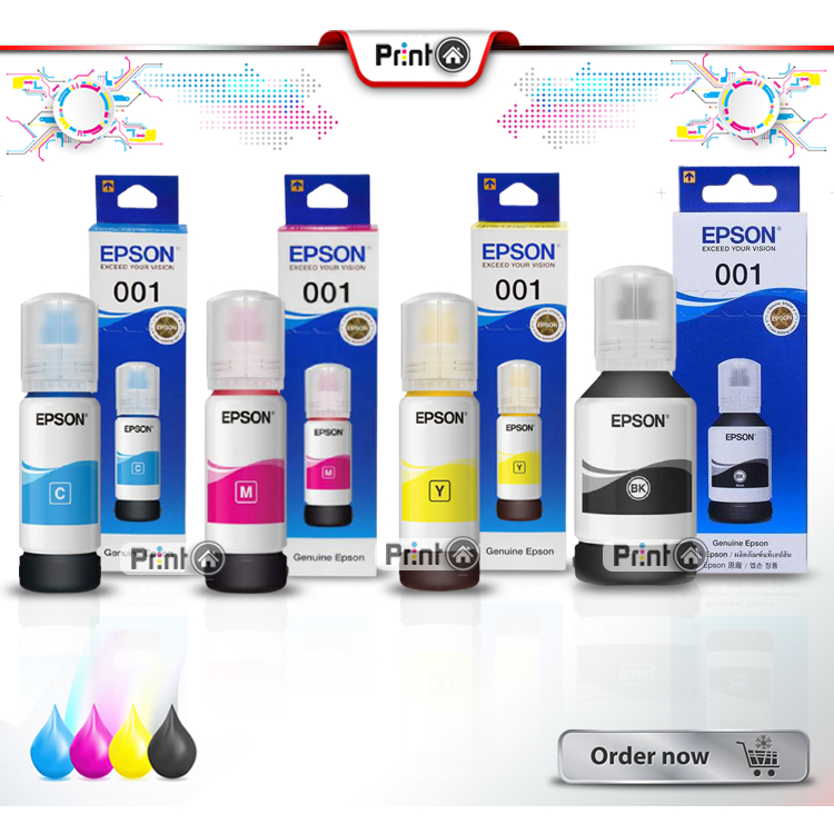 Jual TINTA PRINTER 001 ALL SERIES L4150 L4160 L6160 L6170 L6190