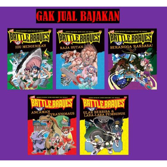 Jual Battle Braves Series / Education Comics / Komik Pendidikan