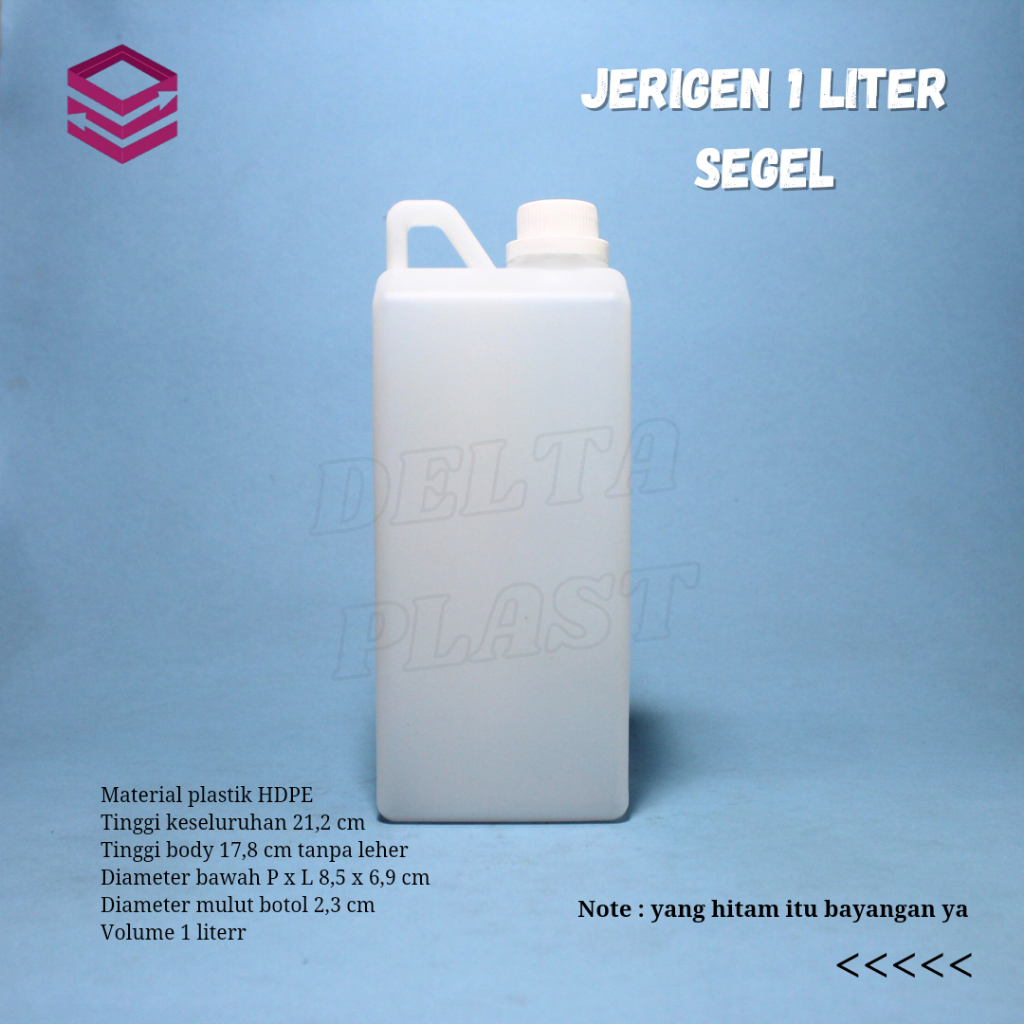 Jual Jerigen 1000 Mljerigen 1 Liter Kotak Shopee Indonesia 2581