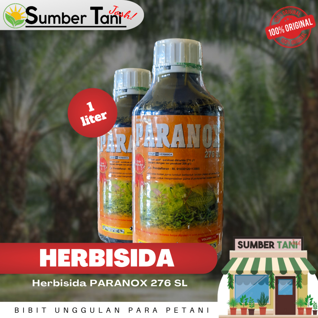 Jual Herbisida Paranox 276 Sl Kemasan 1 Liter Pembasmi Gulma Rumput