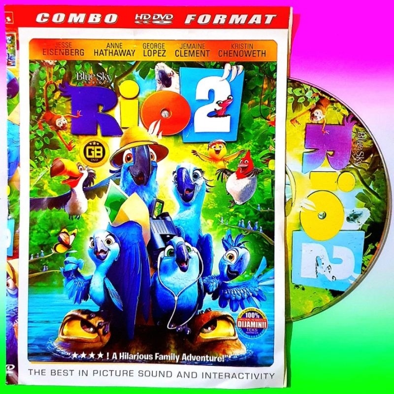 Jual KASET FILM RIO-KASET FILM KARTUN BOXOFFICE TERBARU-FILM KARTUN ...