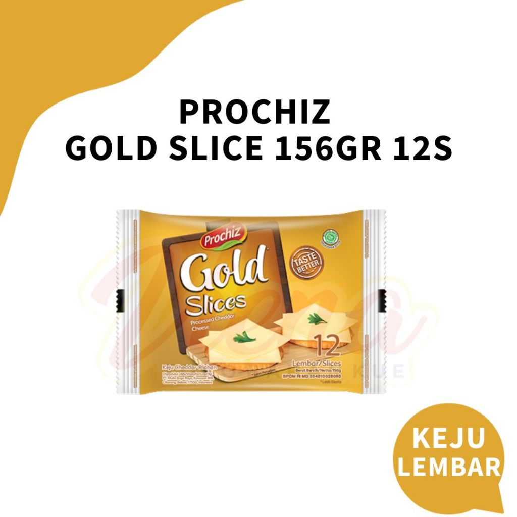 Jual Prochiz Gold Slice 156gr / Prochiz Keju Slice Isi 12pcs | Shopee ...