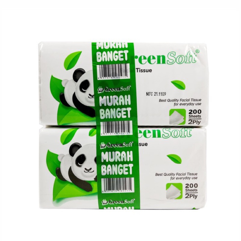 Jual Tisu Green Soft 200sheet 2ply 1 Bendid ( 2 Pack ) | Shopee Indonesia