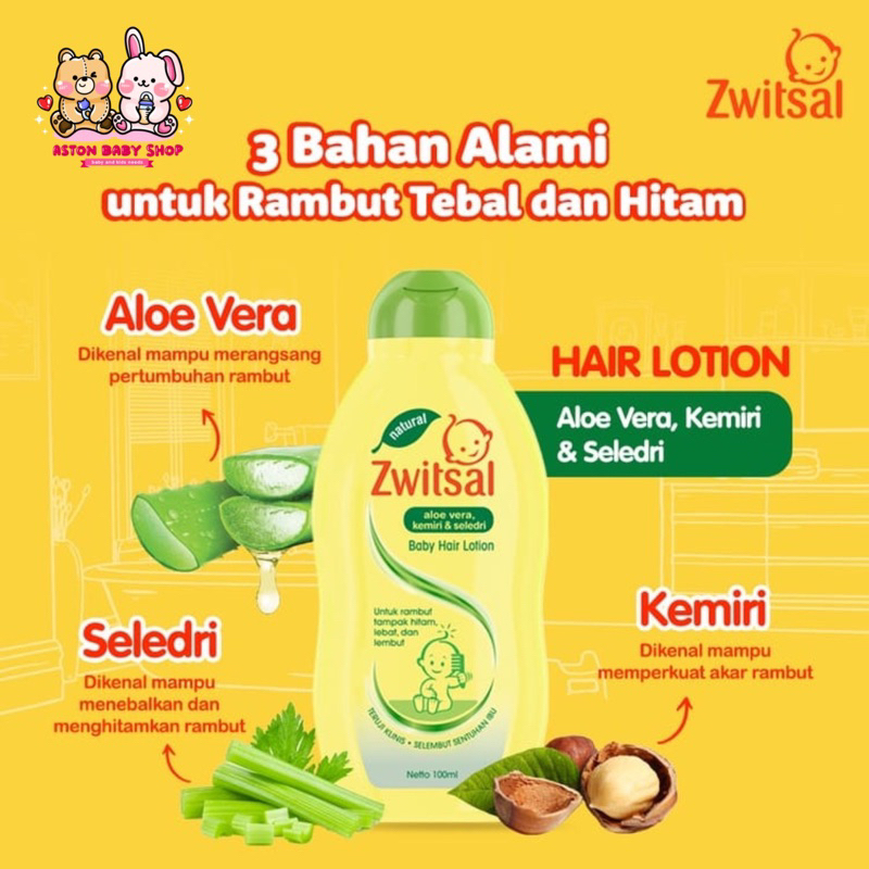 Zwitsal hair best sale lotion kemiri