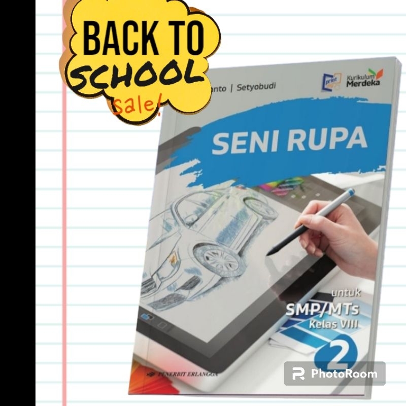 Jual Ori Buku Teks Seni Rupa Kurikulum Merdeka Untuk Smpmts Kelas 8 Penerbit Erlangga Shopee 