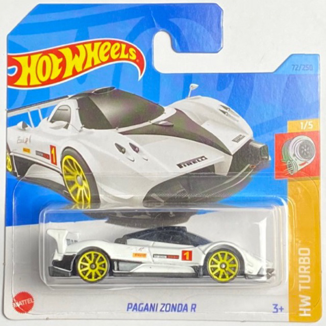 Jual Hot Wheels Short Card Pagani Zonda R Putih Shopee Indonesia