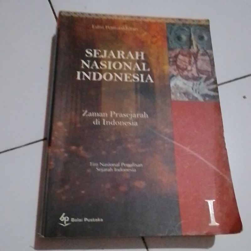 Jual SEJARAH NASIONAL INDONESIA ZAMAN PRASEJARAH DI INDONESIA..JILID 1 ...