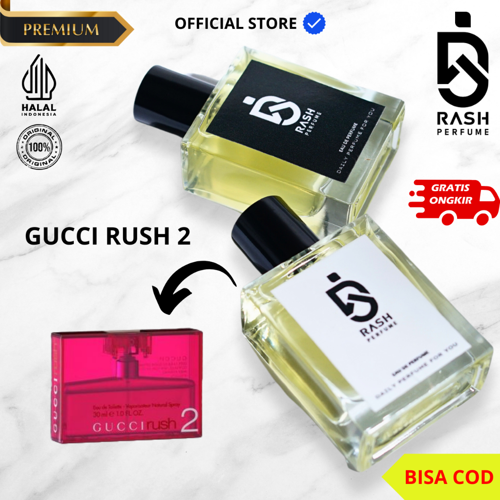 Parfum Gucci Rush Parfum Wanita Wangi Awet Tahan Lama Aroma Lembut  Mewah Elegan