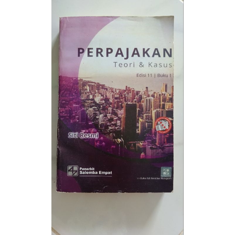 Jual PERPAJAKAN Teori & Kasus Edisi 11 Buku 1, Siti Resmi Shopee