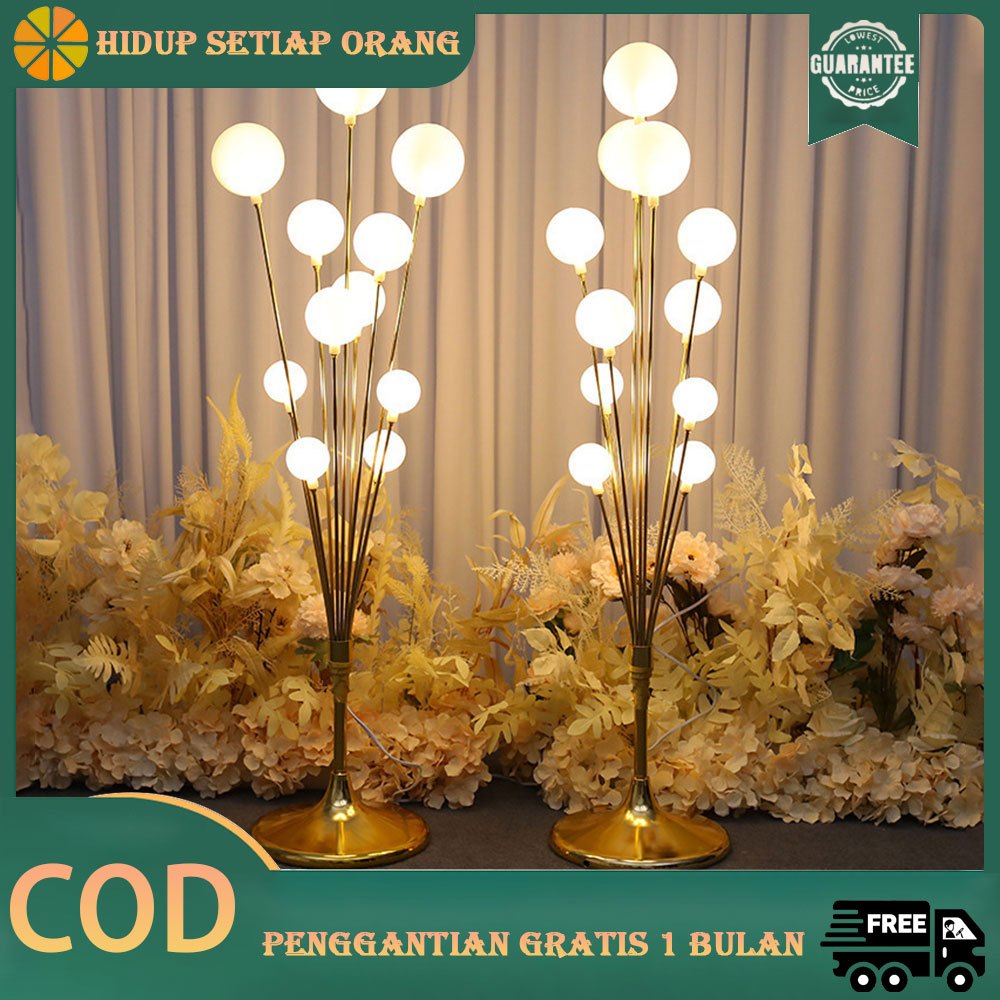 Jual Lampu Hias Standing dekorasi lampu bola tabung pohon Dekorasi