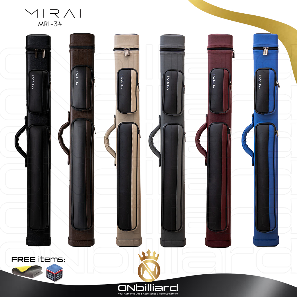 Jual Mirai 3x4 Tas Billiard Mirai Cue Case Billiard Mirai Burgundy