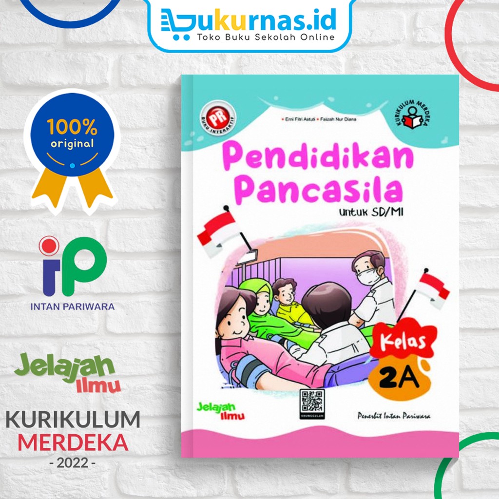 Jual Buku Pr Interaktif Pendidikan Pancasila 2a Sdmi Kelas 2 Semester 1 K Merdeka Intan 8547