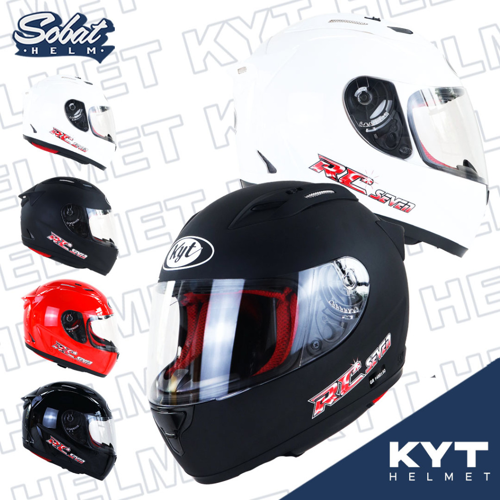 Jual Helm KYT RC7 Solid Helm Full Face SNI Shopee Indonesia